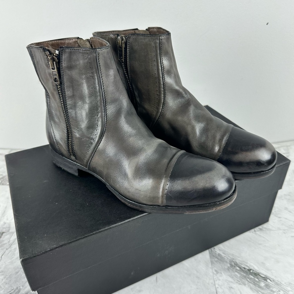 NWT I.N.K. Handcrafted Leather Chelsea Boots sz 37 Italy